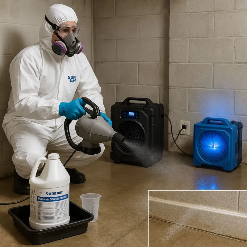 Sanitization and Odor Removal process in Caro, MI