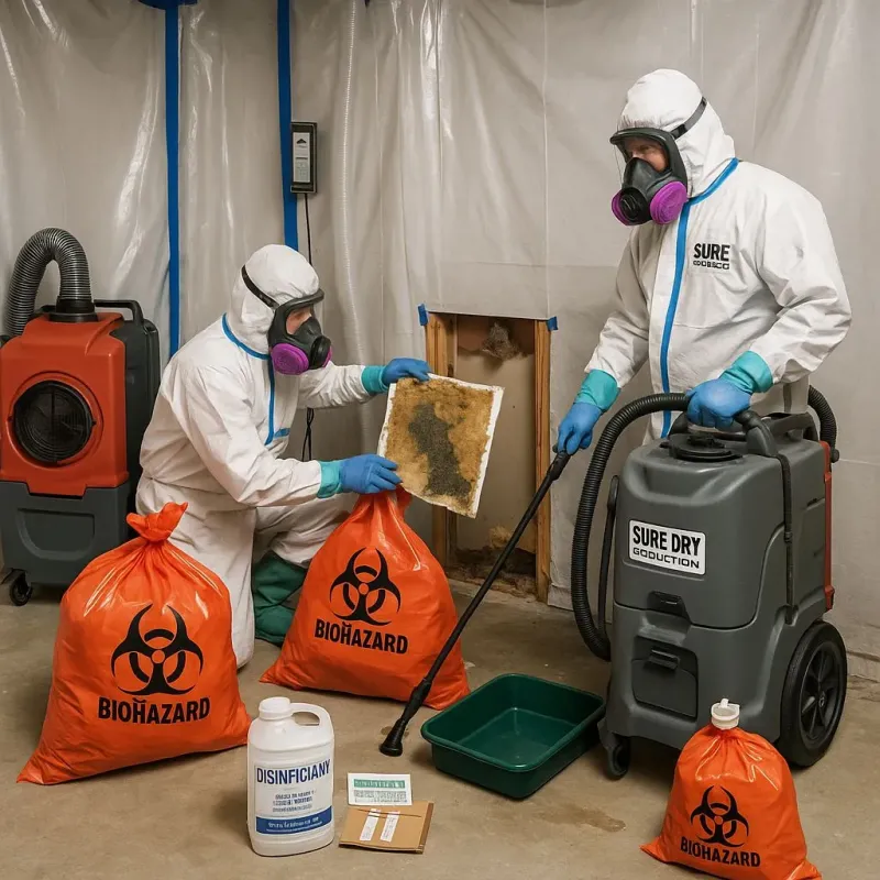 Contaminated Water Handling Protocols process in Caro, MI