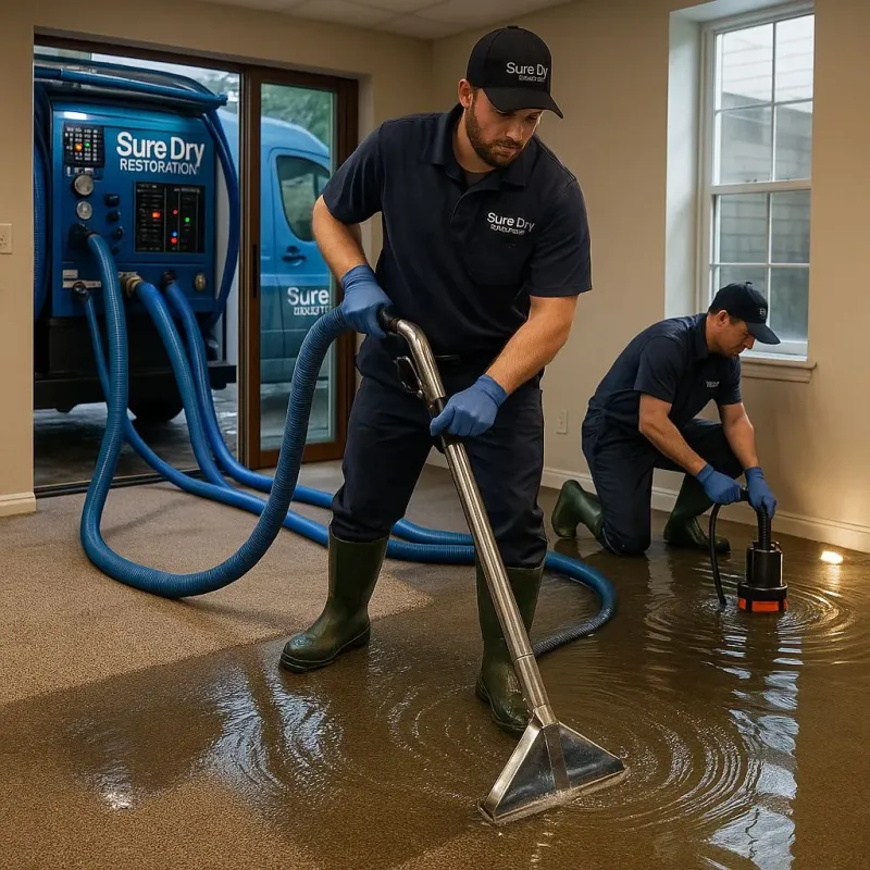 Water Extraction and Removal process in Caro, MI